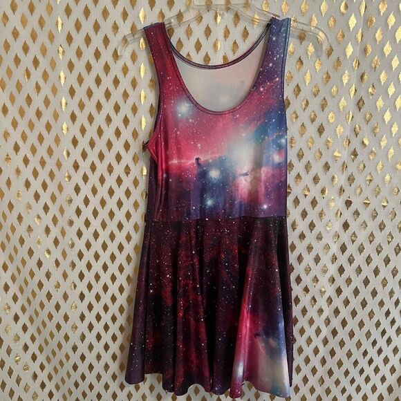 Galaxy dress skater a line size M - Picture 3 of 5